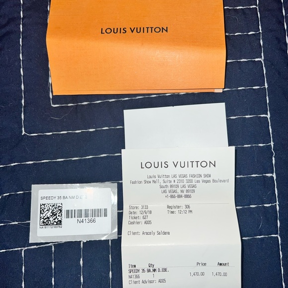 π― Authentic Louis Vuitton Speedy Bandouliere 35, Damien Ebene - Picture 16 of 17